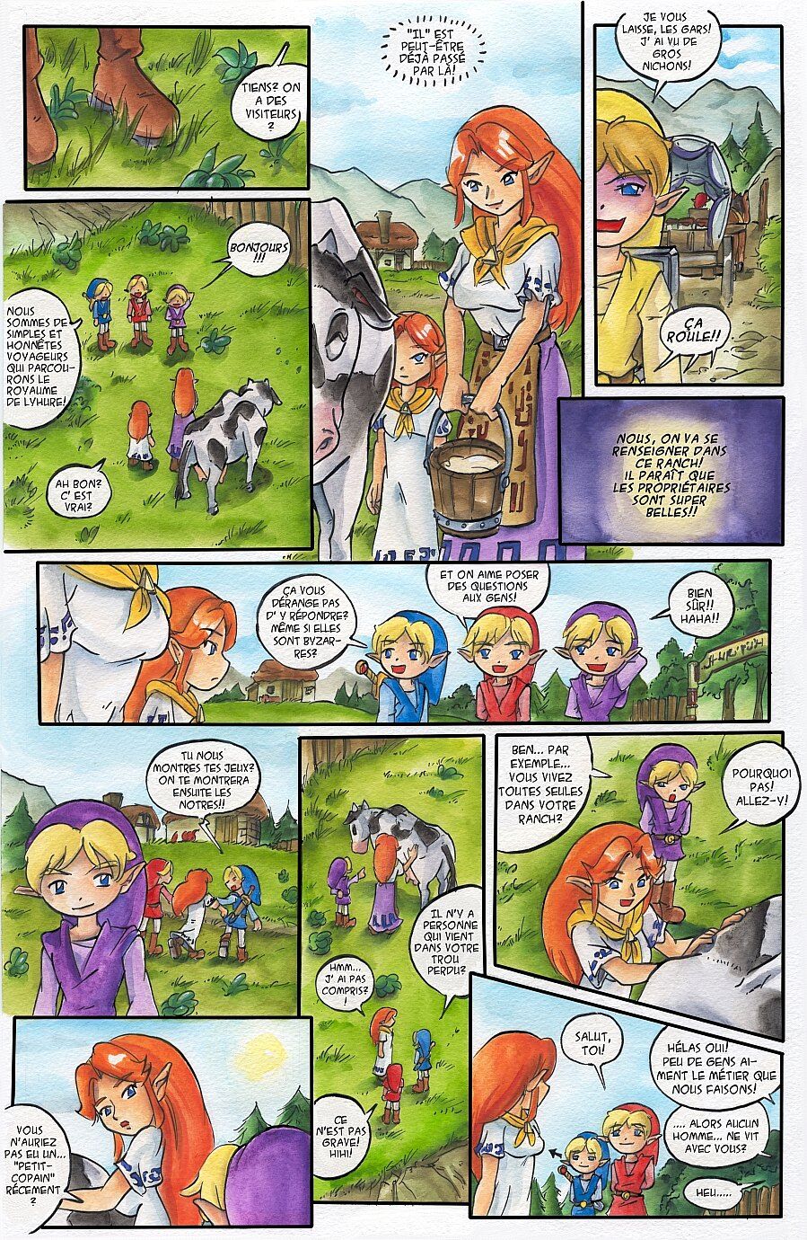 Zelda Four Sword - Page 3 - Comic Porn XXX