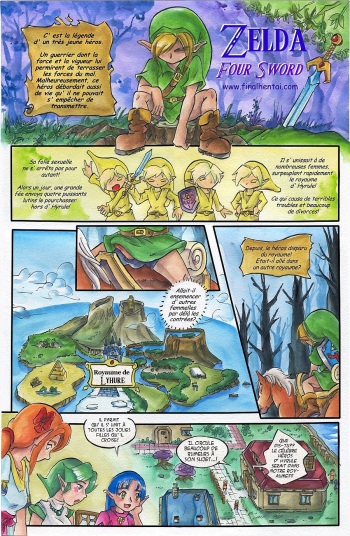 [Passage] Zelda Four Sword [French] cover