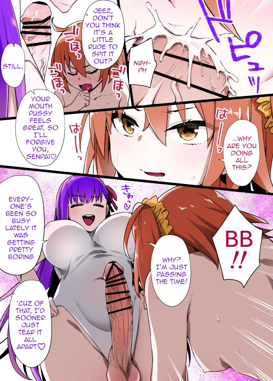 A manga where Futanari BB brainwashes Chaldea page 7 full