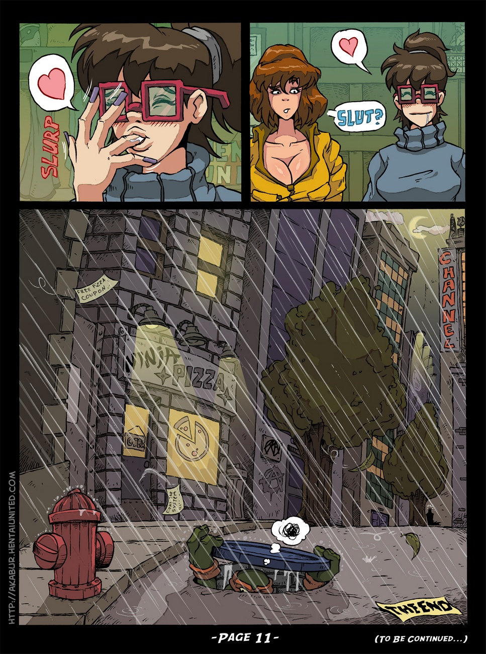The Slut From Channel Six: Part 3 page 12 full