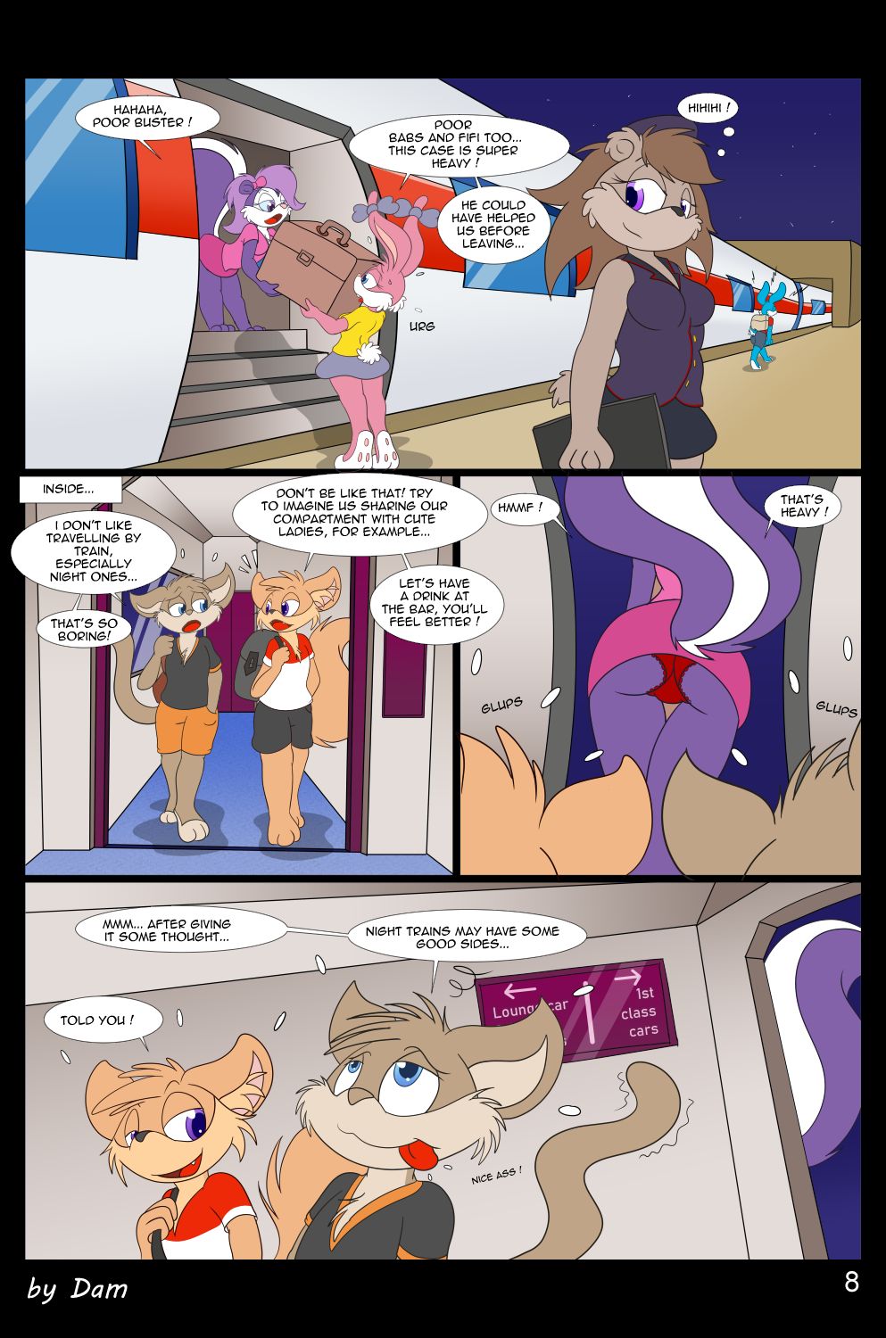 Toons on a train page 8 full