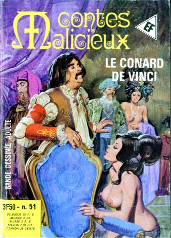 PFA - Contes Malicieux  #51 Le conard de Vinci cover