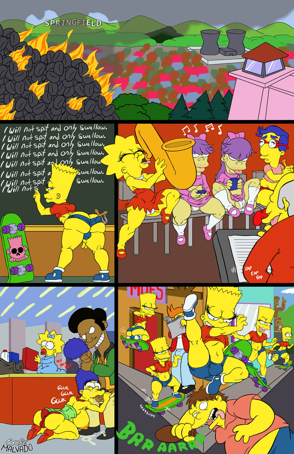 The Simpsons by Josemalvado page 1 full