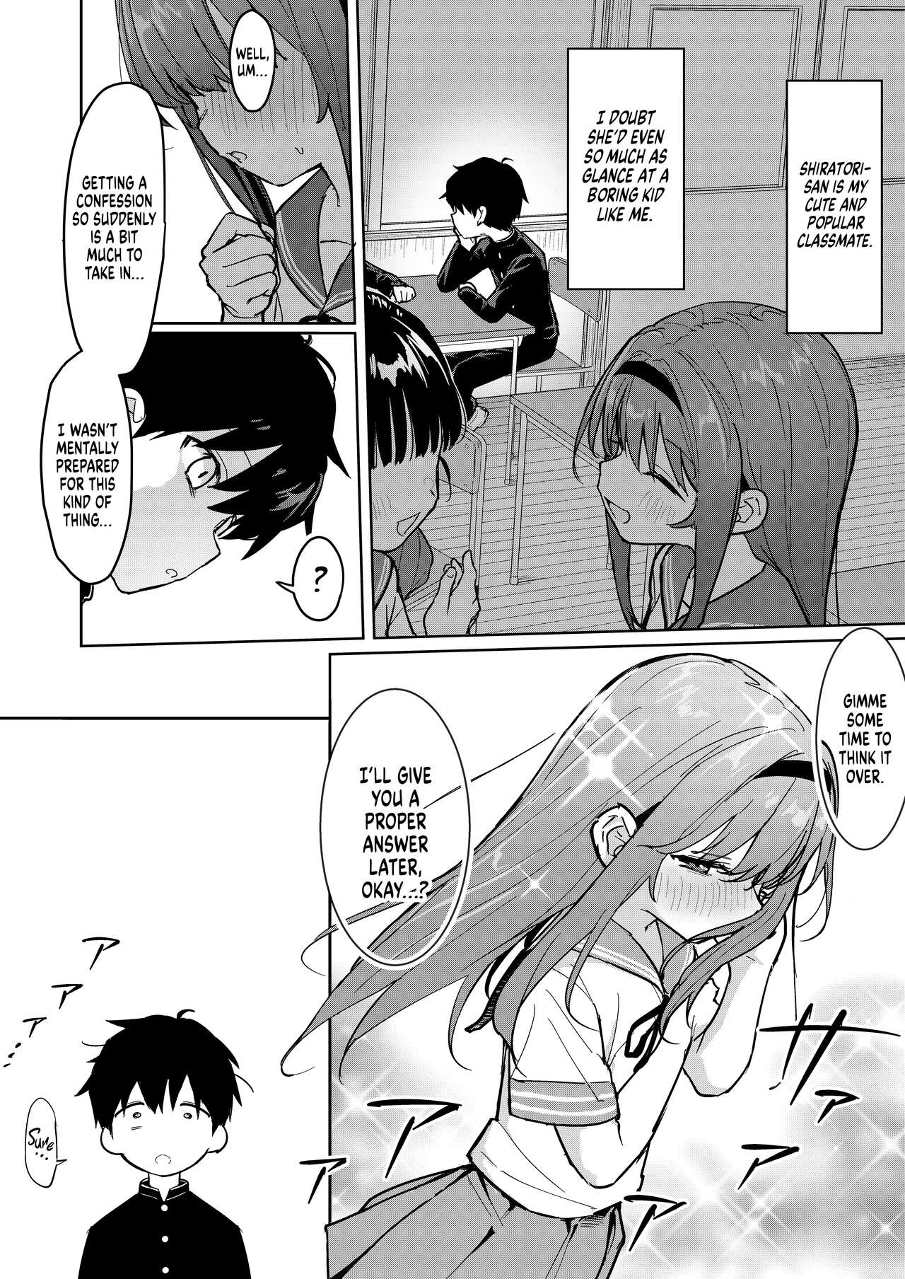 Suki na Ko ni Kokuhaku Shitara Hamedori Douga ga Okurarete Kita Hanashi | The Girl I Confessed To Sent Me Her Sex Tapes page 4 full