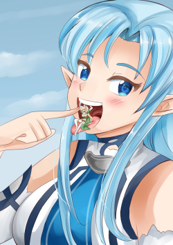Asuna Noms Leafa