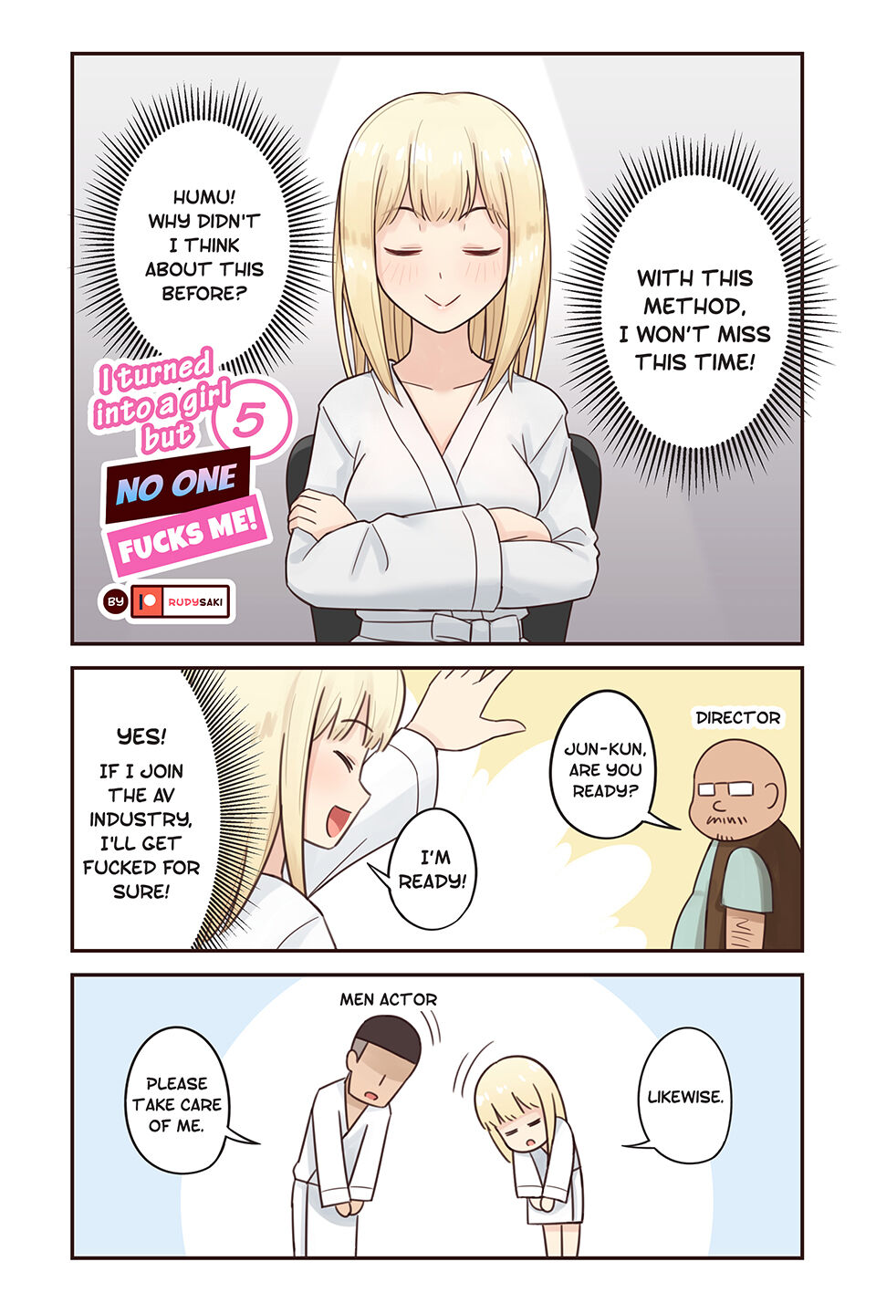 I turned into a girl but NO ONE fucks me #5 page 1 full