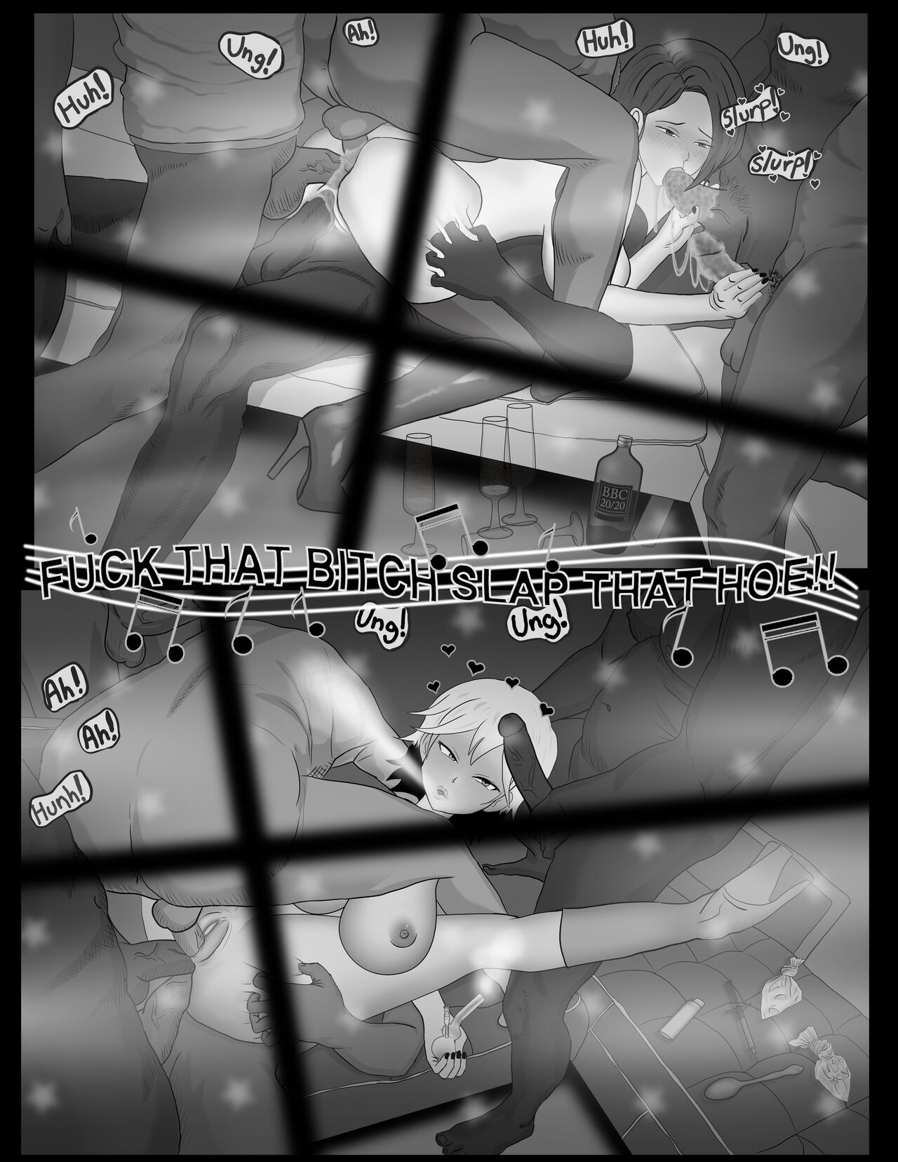 Parody of Terasu MC Kokujin no Tenkousei NTR ru with page 5 page 7 full