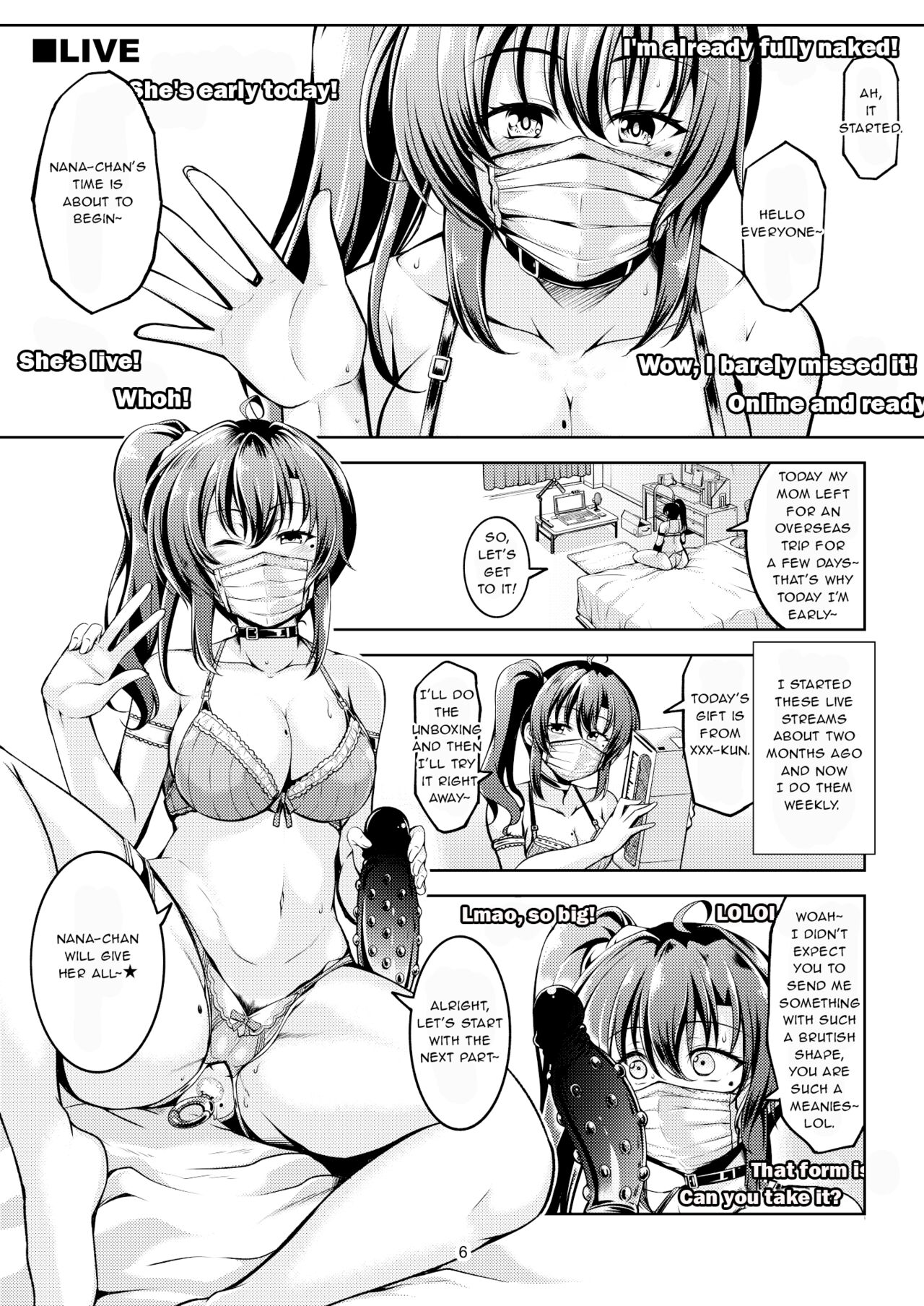 Uraaka Liver Take 1 Kyouhaku! Kouochi Seitokaichou -Yukino Kanami- | Darkside Streamer Take 1 Blackmail! The Fall of the Anal Maniac Student Council President -Yukino Kanami- page 10 full