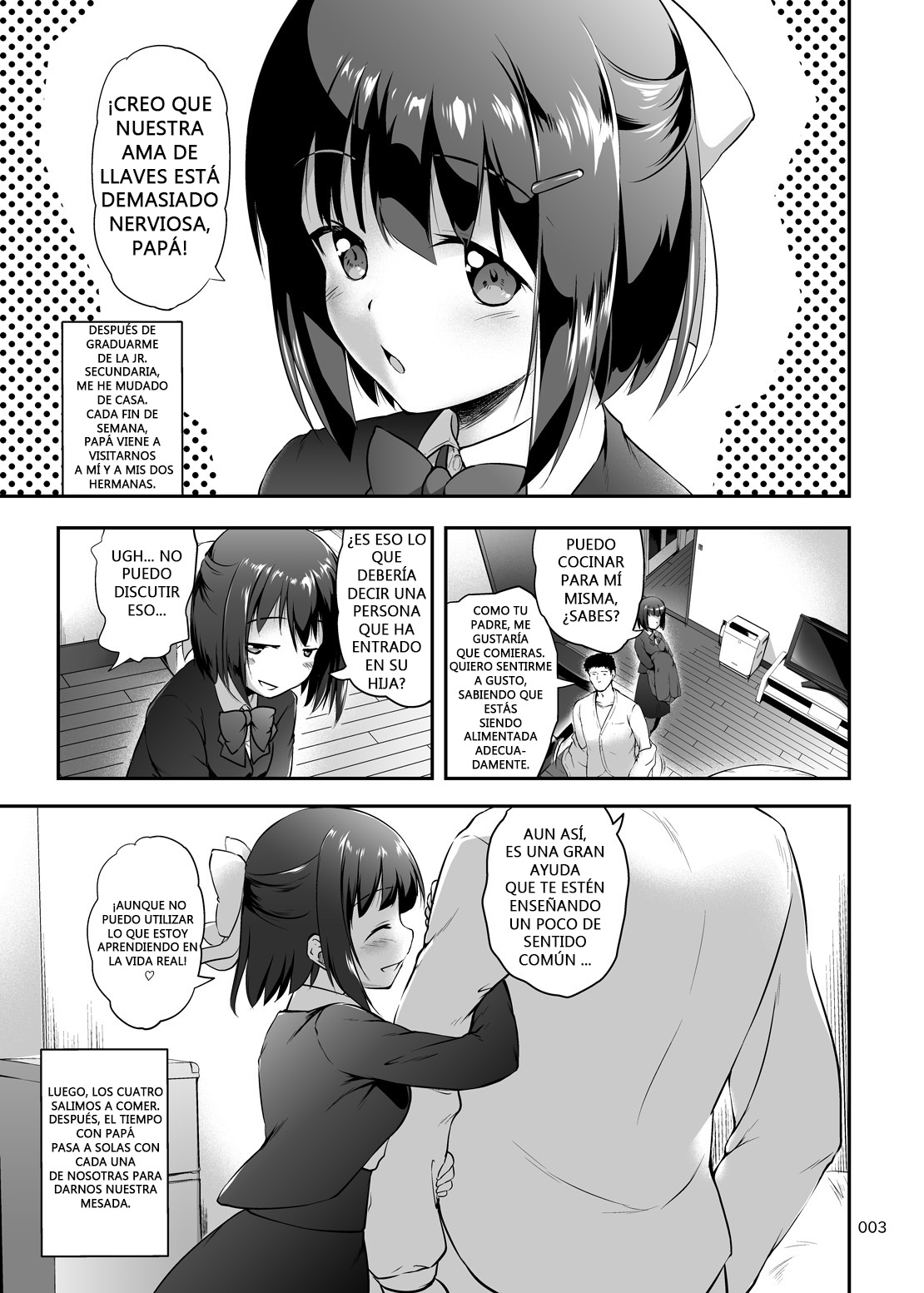Nakadashi! Papachin Junkie ~ Oyako Jusei Ninshin Bote H mo Aru yo | Dad's Dick Junkie Daughter - I Love Creampie - Vol. 01 page 3 full