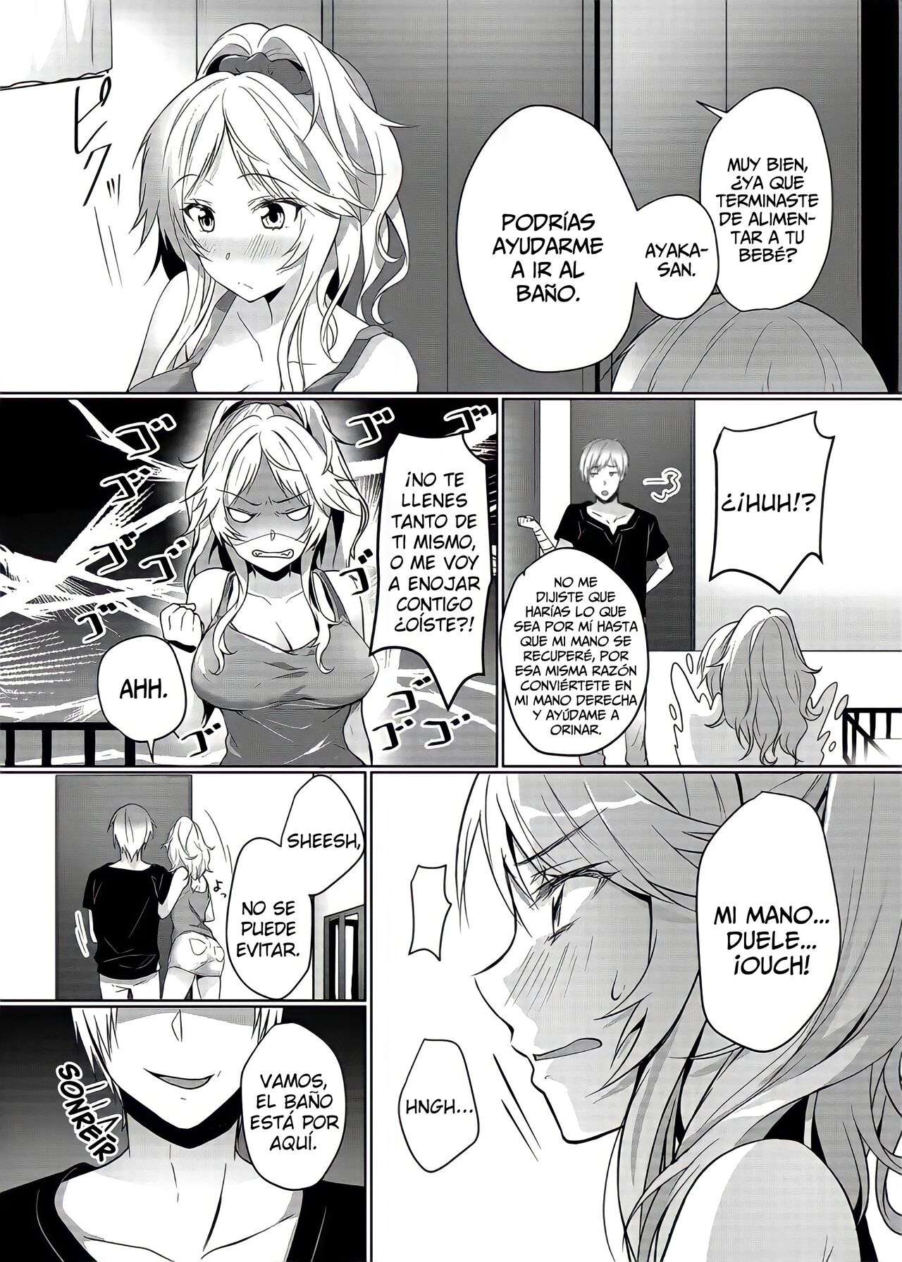 Junyuuchuu no Yanmama ni Pakopako Tanetsuke!! ~ Sonna ni Dasaretara Milk ga Afurechau! 1 | ¡Programa de Masturbación de una Mamá Gyaru Sexualmente Frustrada! - Capítulo 1 page 8 full