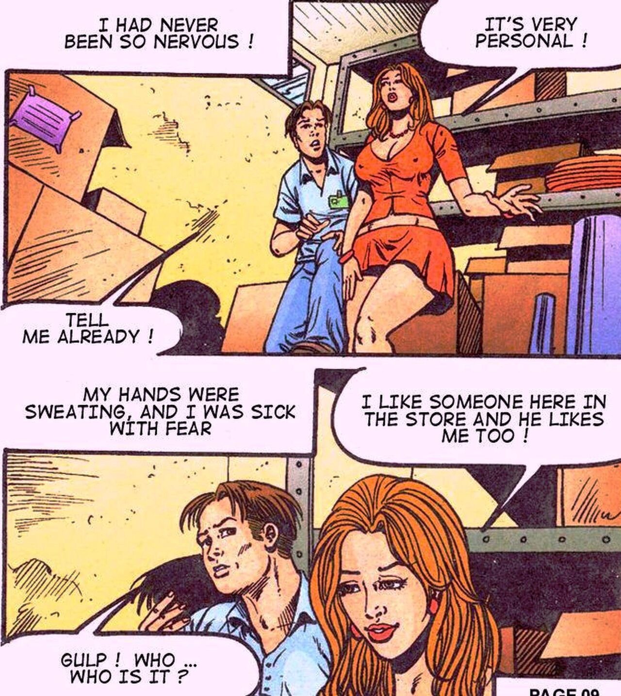 Erotic Comic - Learning to Fuck page 9 full
