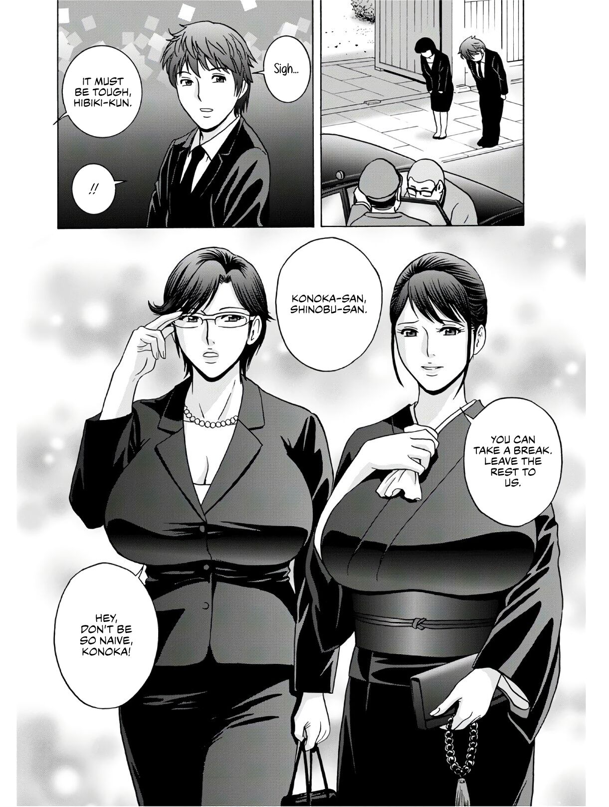 Yasashii Oba-san Yarashii Oba-san | Kind Lady, Dirty Lady Ch. 1-3 page 6 full