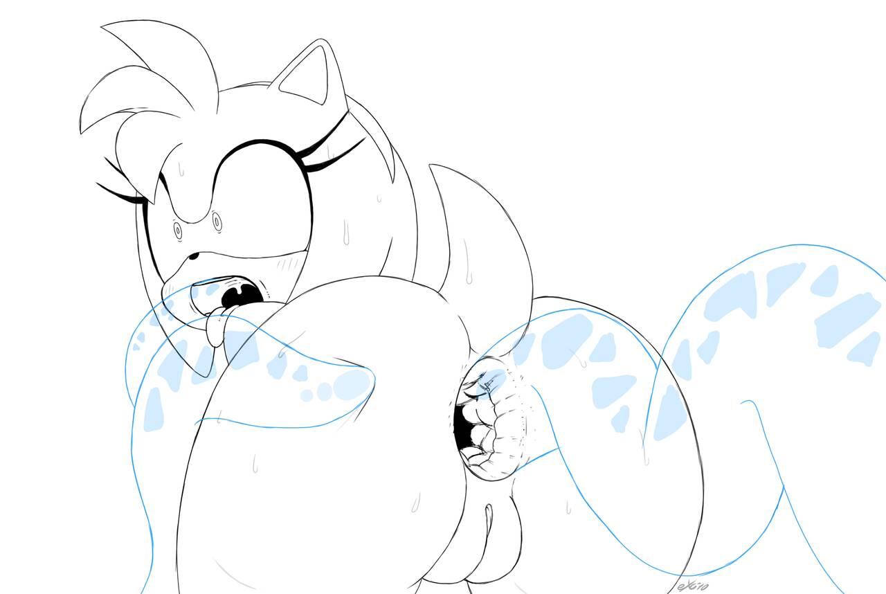 Amy x Chaos Tentacle Fun page 6 full