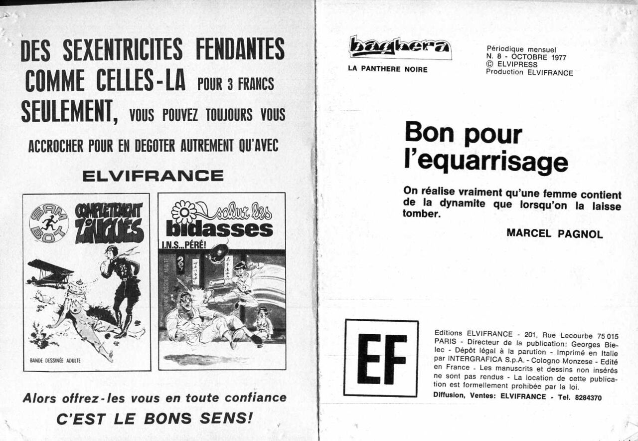 PFA - Elvifrance - Baghera #8 Bon pour l'equarrissage page 2 full