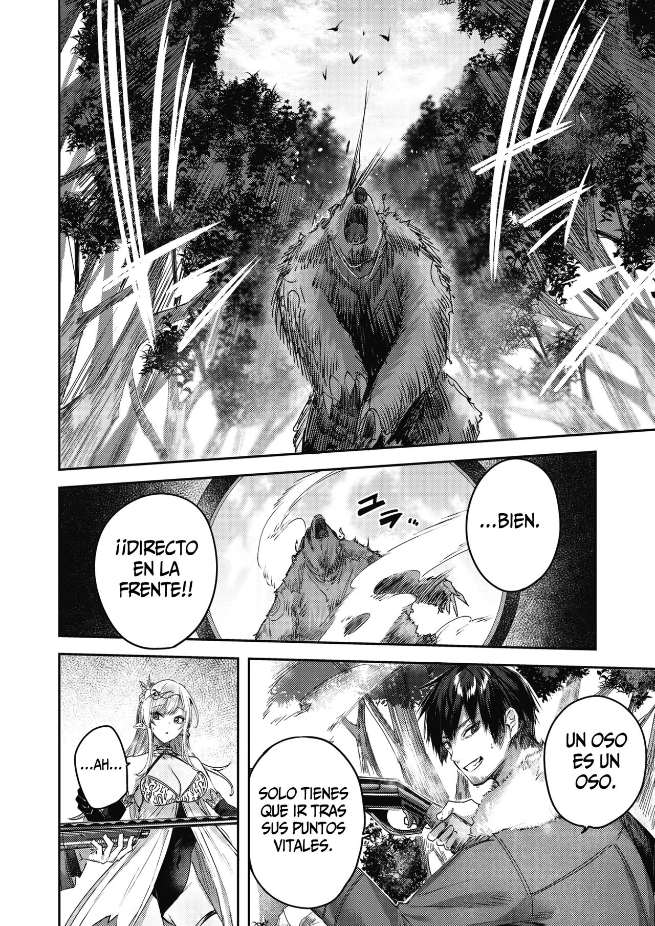 Dokushin Hunter no Deai wa Elf no Mori de♡ Ch.1| El encuentro del cazador soltero en el bosque élfico♡ Cap.1 page 7 full