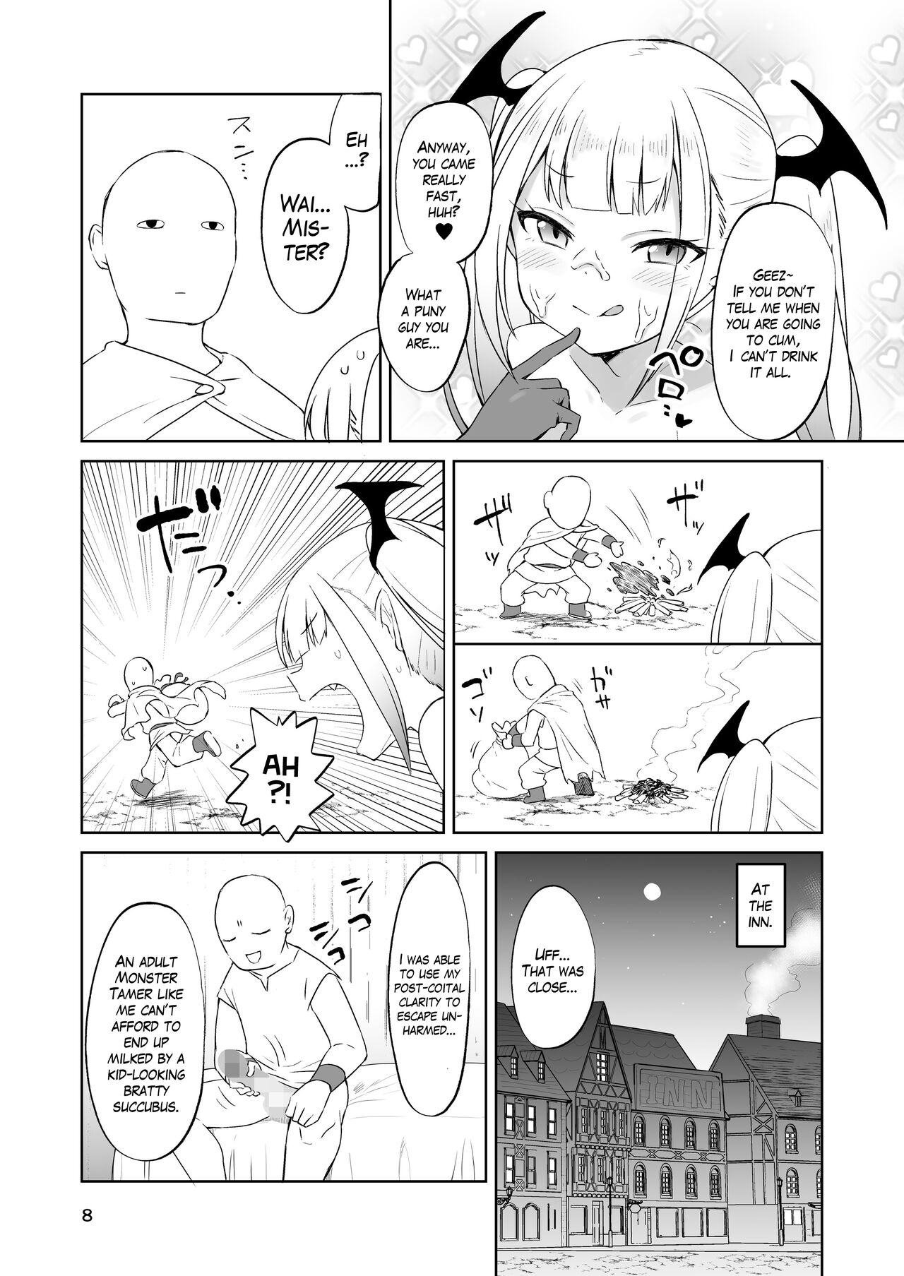MSGK Succubus ga Nakama ni Shite Hoshisou ni Kochira o Miteiru - The MSGK succubus is looking at you as if she wants to be your mate. page 8 full