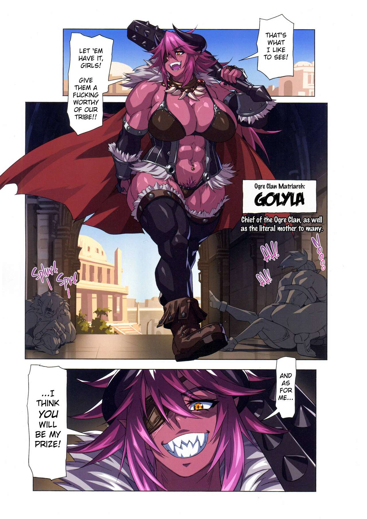 Ogre tai Dark Elf Ogre Hanshoku Dai Sakusen | Ogre Vs Dark Elf - Ogre Mating Season page 7 full