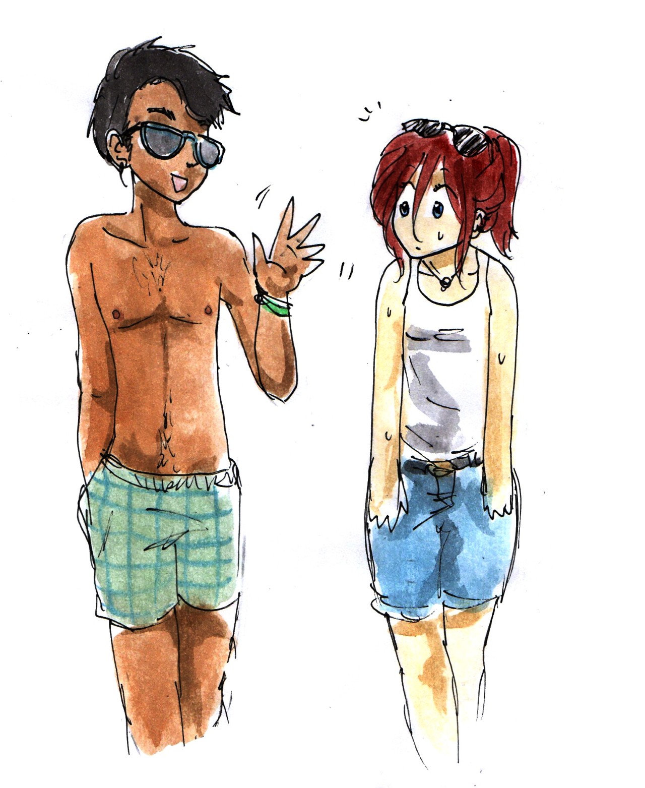 Topless comic + bonus page 2 full