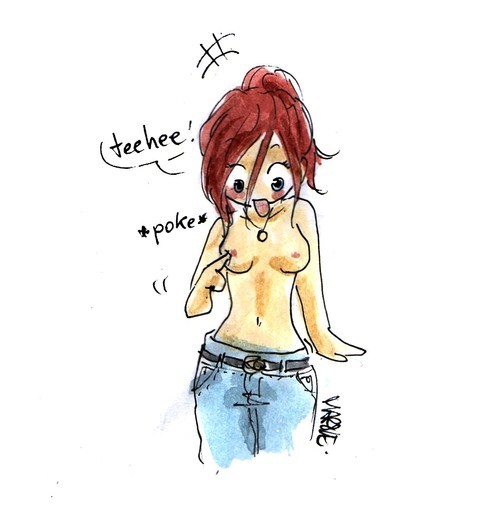 Topless comic + bonus page 7 full