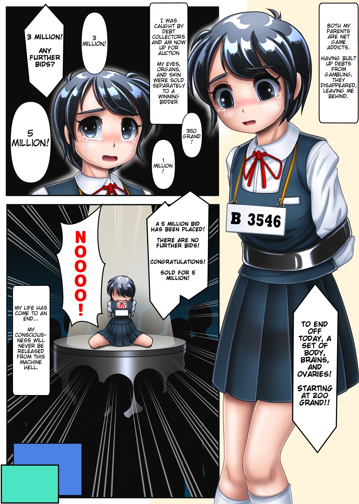 Kikai Ochi Shoujo Saiboogu Yuuna Chan | Fallen Machine Girl Cyborg Yunna-chan page 2 full