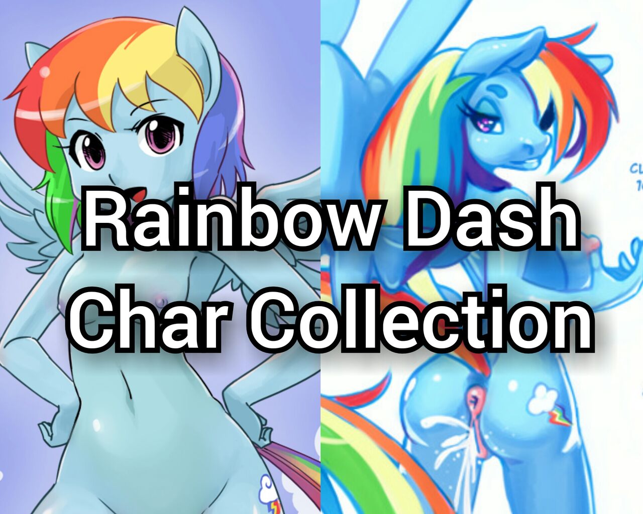 Rainbow Dash Char Collection page 1 full