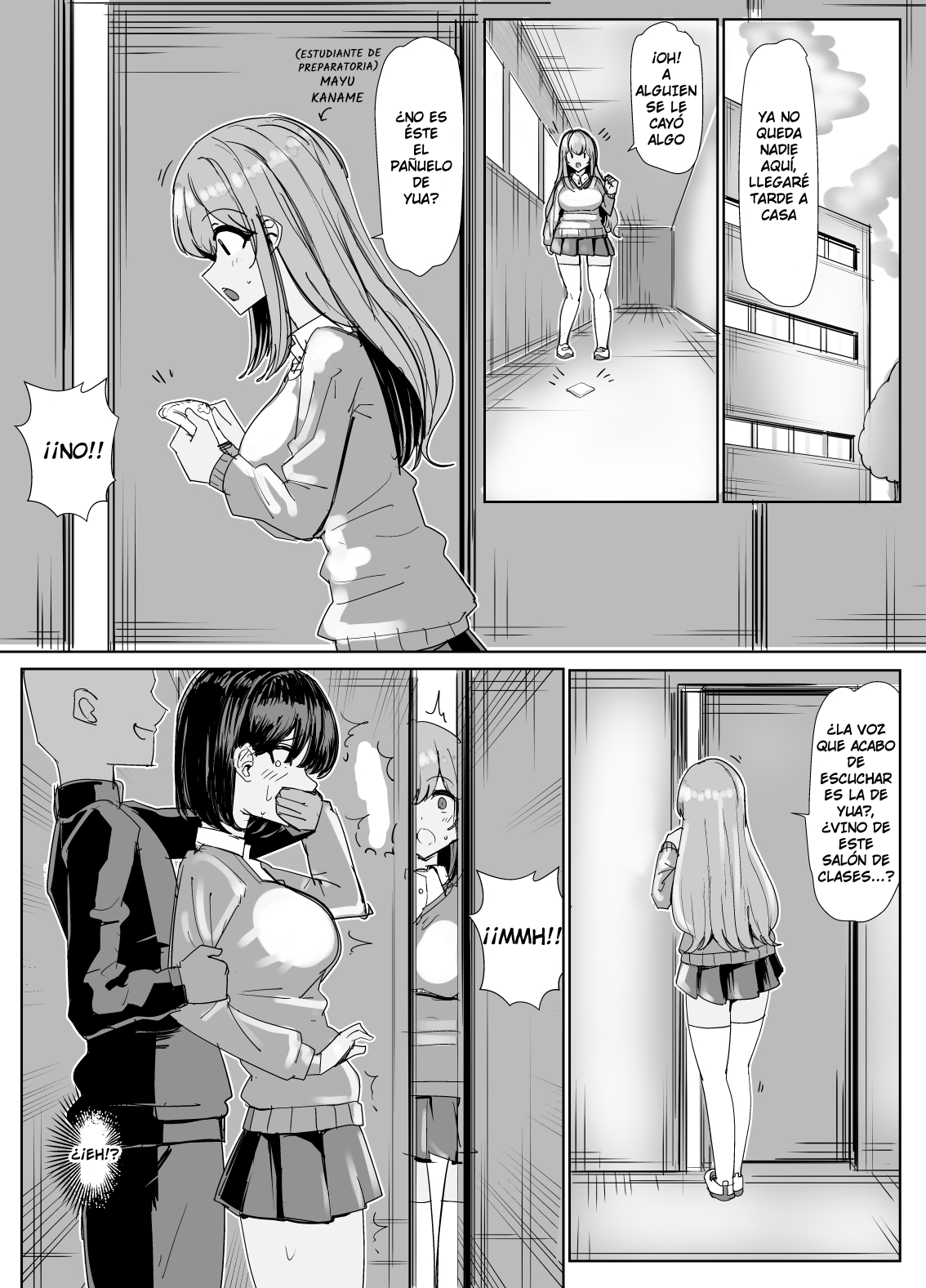 Duo Possessed TSF Manga 8P | Dúo Poseído TSF Manga 8P page 1 full