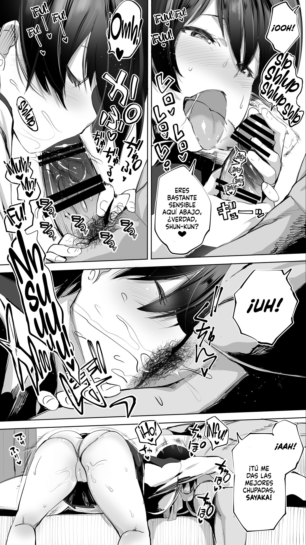 Jimoto no Hame Tomo. "Senpai no Hitozuma S" | La Amiga Sexual de mi Ciudad Natal. "El Caso de la Senpai Casada S" page 12 full