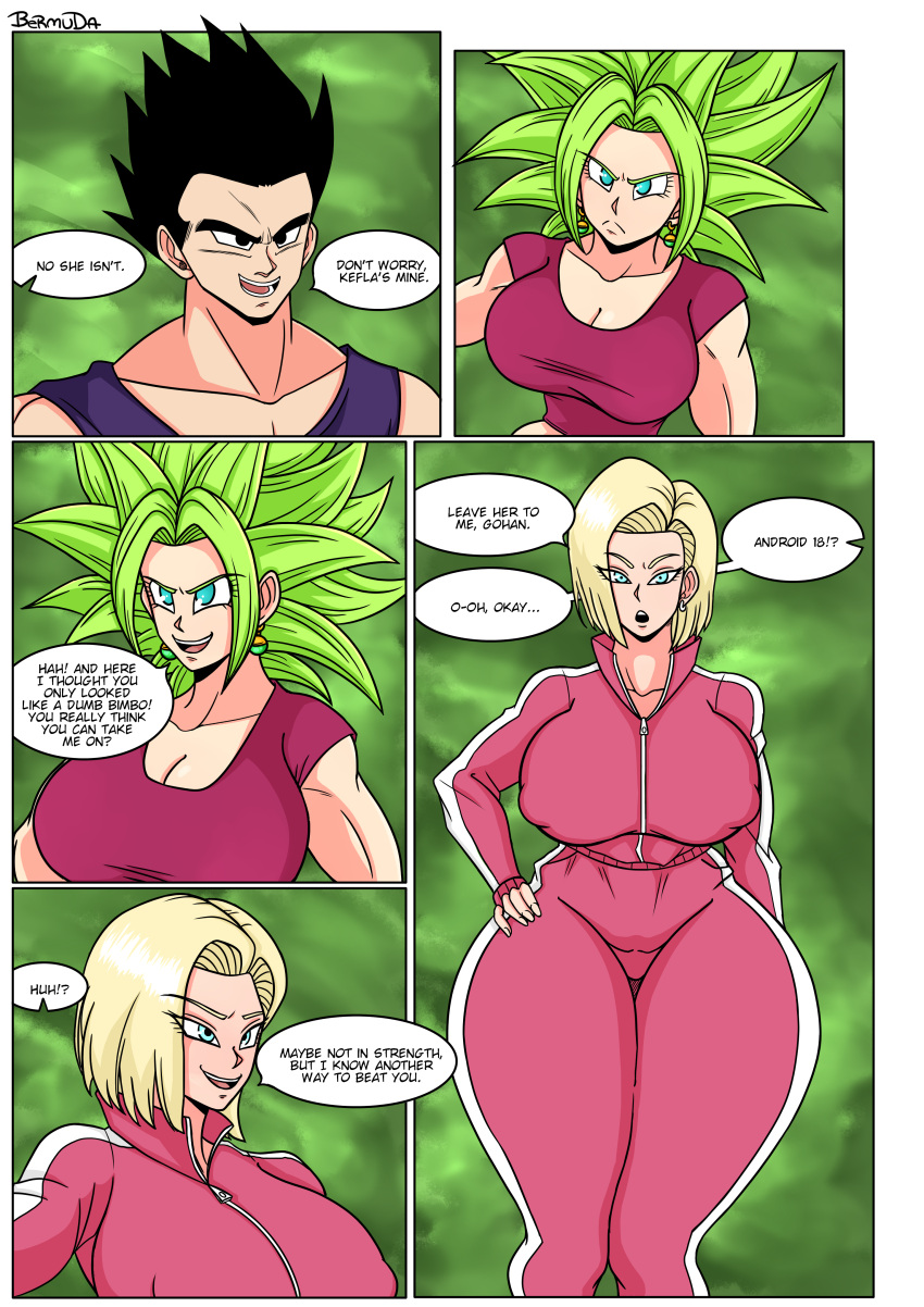 Android 18 vs kefla full fight page 1 full