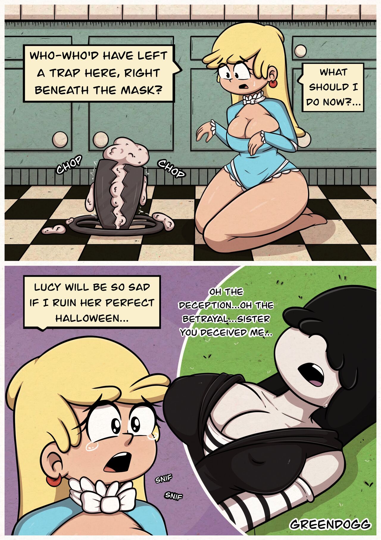 The Lewd Halloween     Ongoing page 4 full