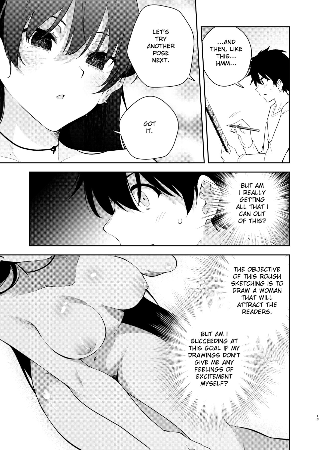 The story of when I was confined by a strange high school girl ~Nude sketch route arc~ page 12 full