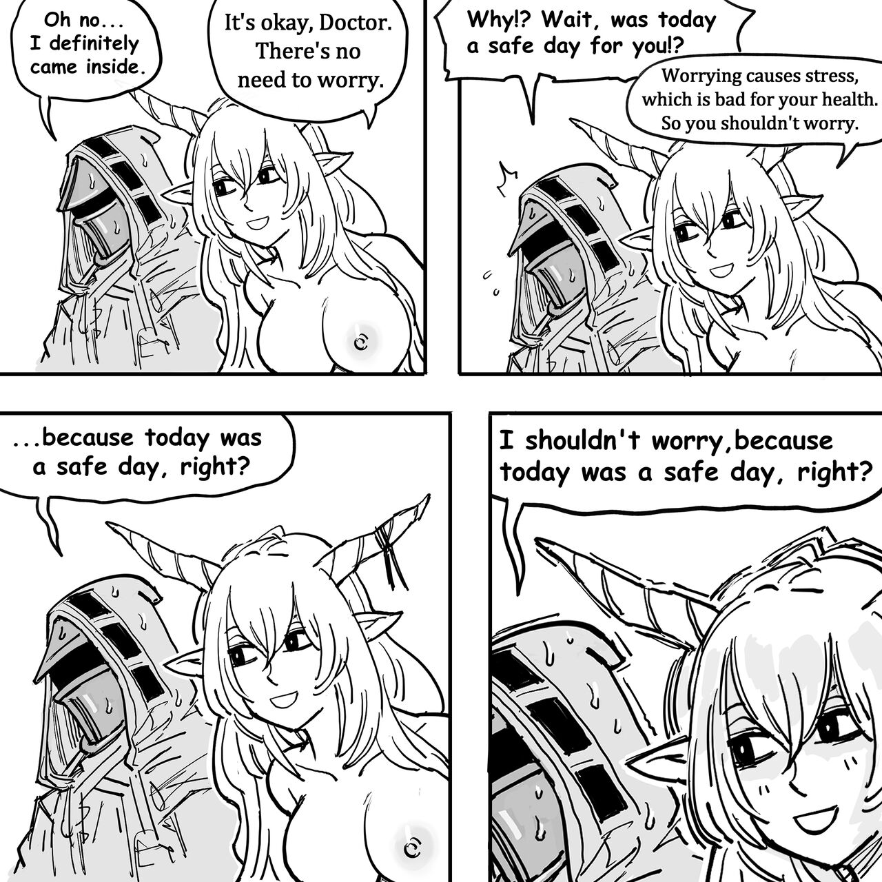 That One Time When the GACHA HORNED ELF Healer Tank claimed that She was doing a Medical Checkup and then did LEWD things to my BODY page 12 full