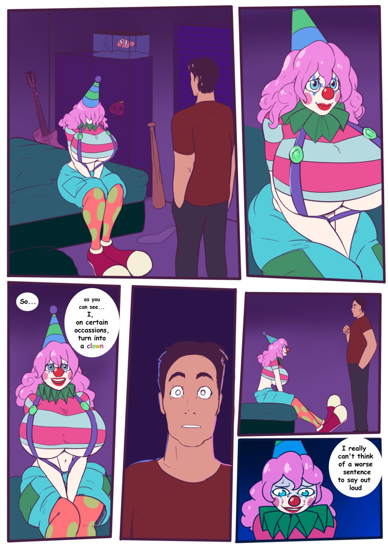 Animated Clown Porn - Nickels the clown - Page 12 - Comic Porn XXX