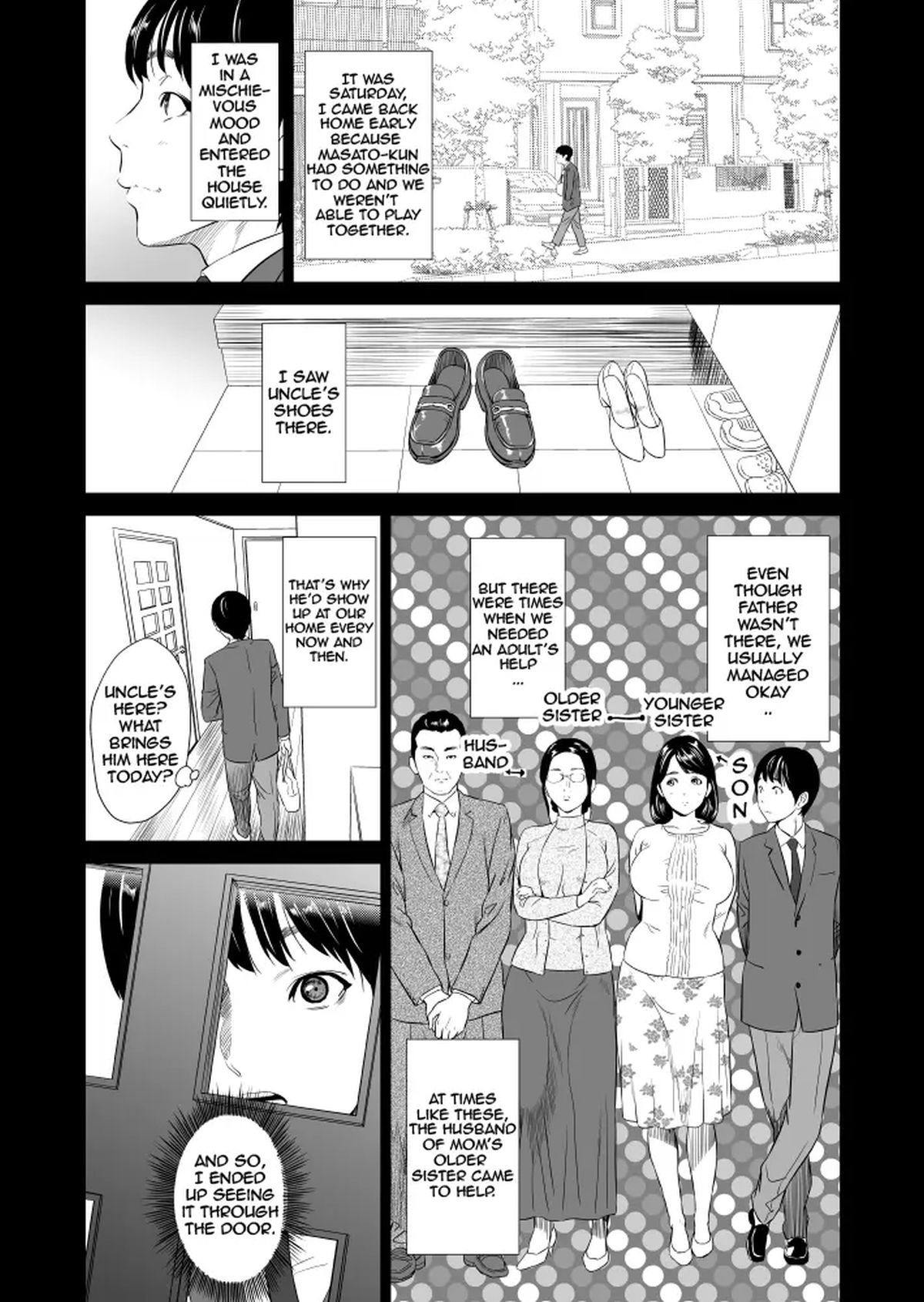 COMPLETE + IN CHRONOLOGICAL ORDER Kinjo Yuuwaku Mama Hen + Kinjo Yuuwaku Teruhiko to Okaa-san Hen + Kinjo Yuuwaku Tomodachi no Okaa-san Hen + Kinjo Yuuwaku Godou Onsen Ryokou Hen + Kinjo Yuuwaku Musuko o Yobai ni Sasou Haha page 3 full