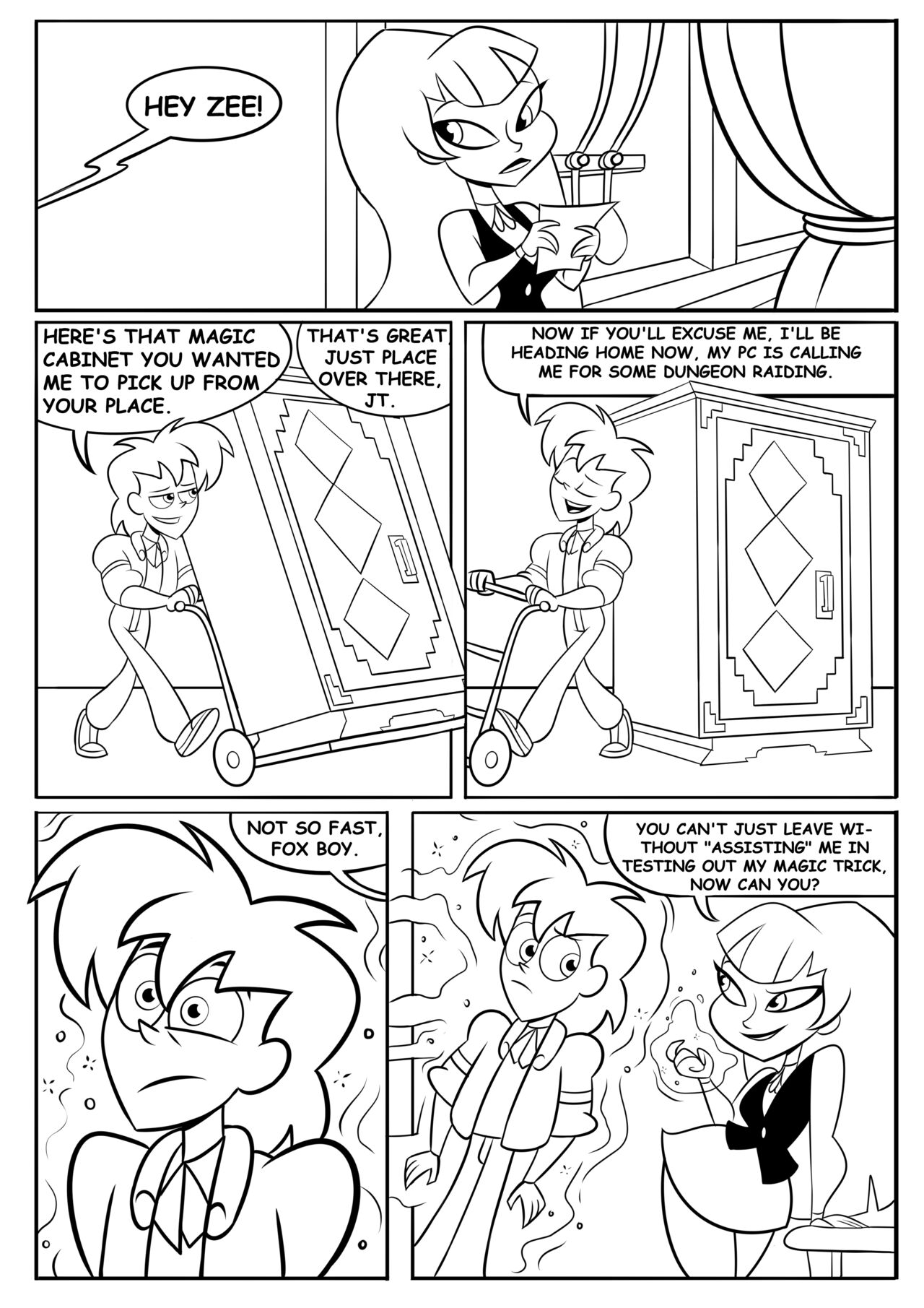 Zatanna'S Magic Trick 1-2 page 1 full