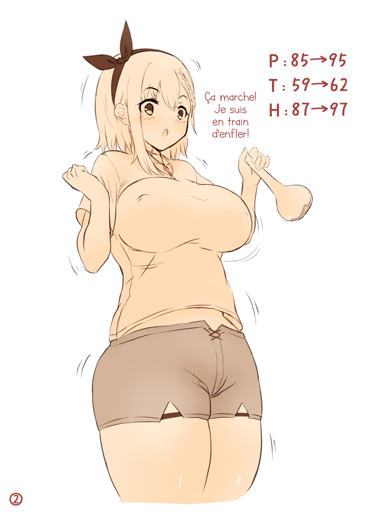 Ryza ga Nice Body ni Naru Kusuri o Nondara Yosou Ijou ni Seichou shite shimatta E page 2 full