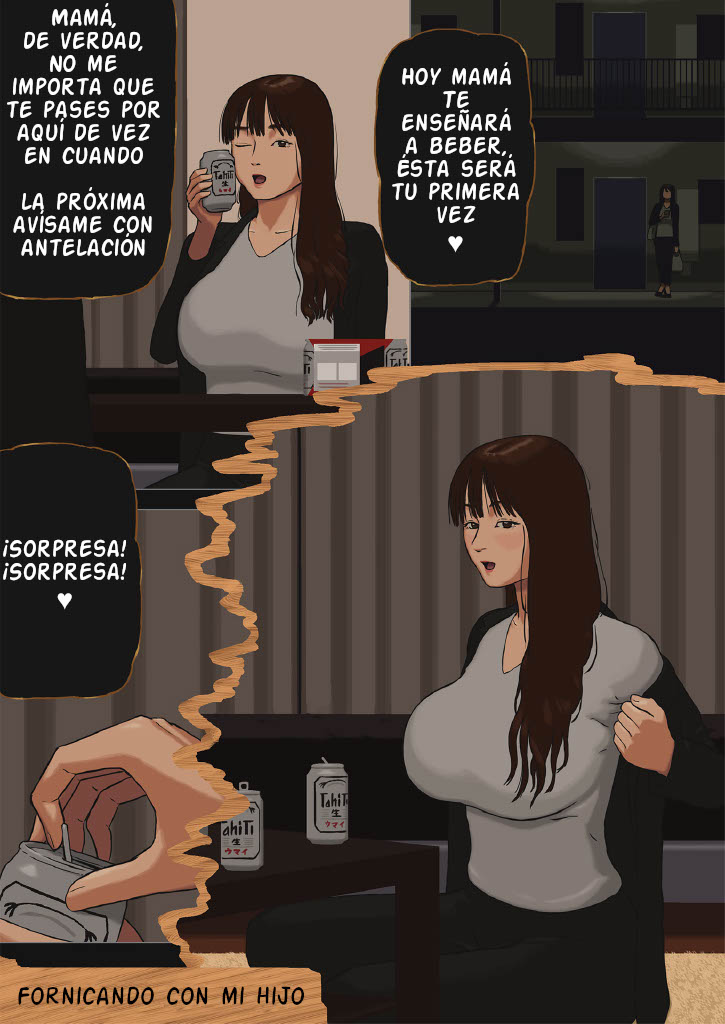 Deisui Talishi Musuko to Mittsuuya | Fornicando con mi hijo page 1 full