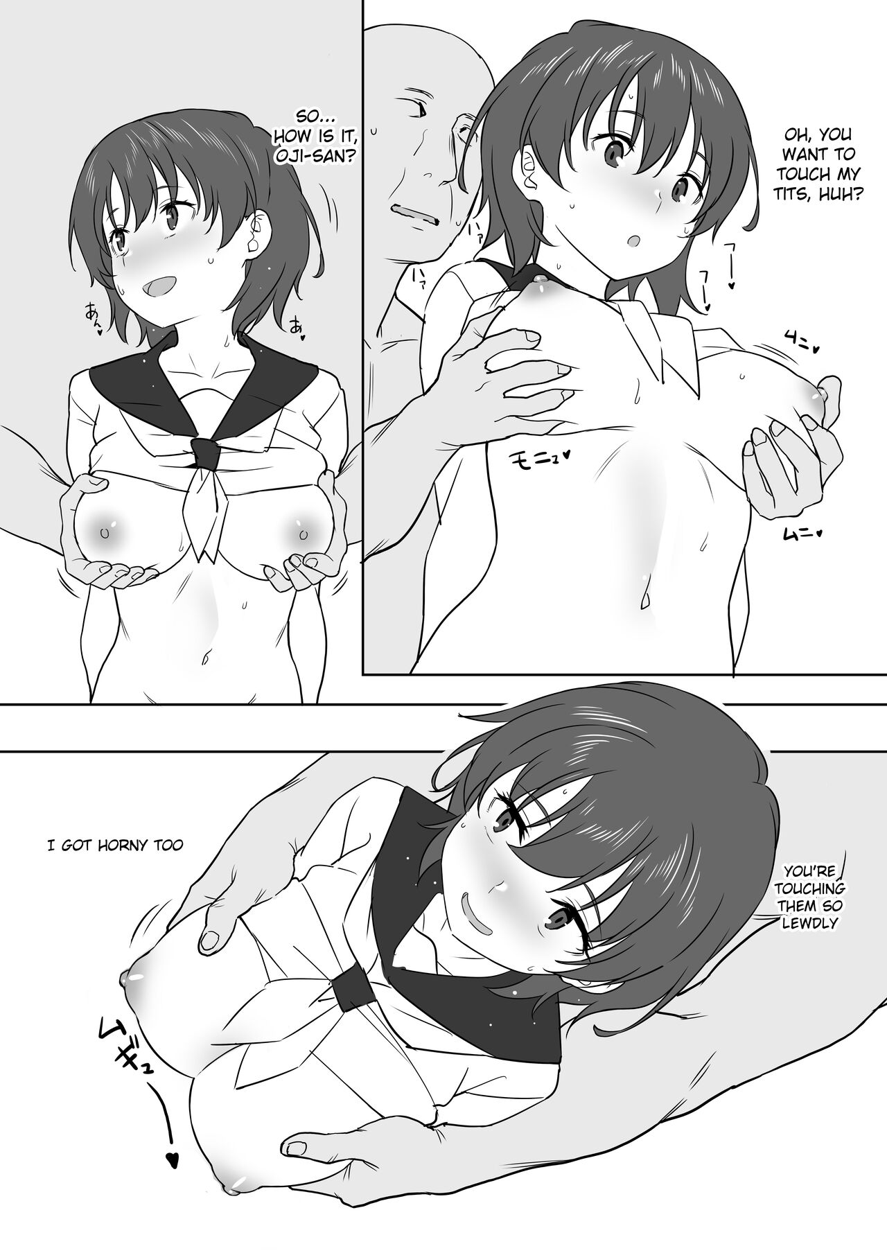 Schoolgirl and Old Man page 9 full