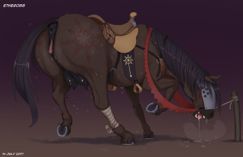 [Etheross] Chaos Horse (Warhammer) cover