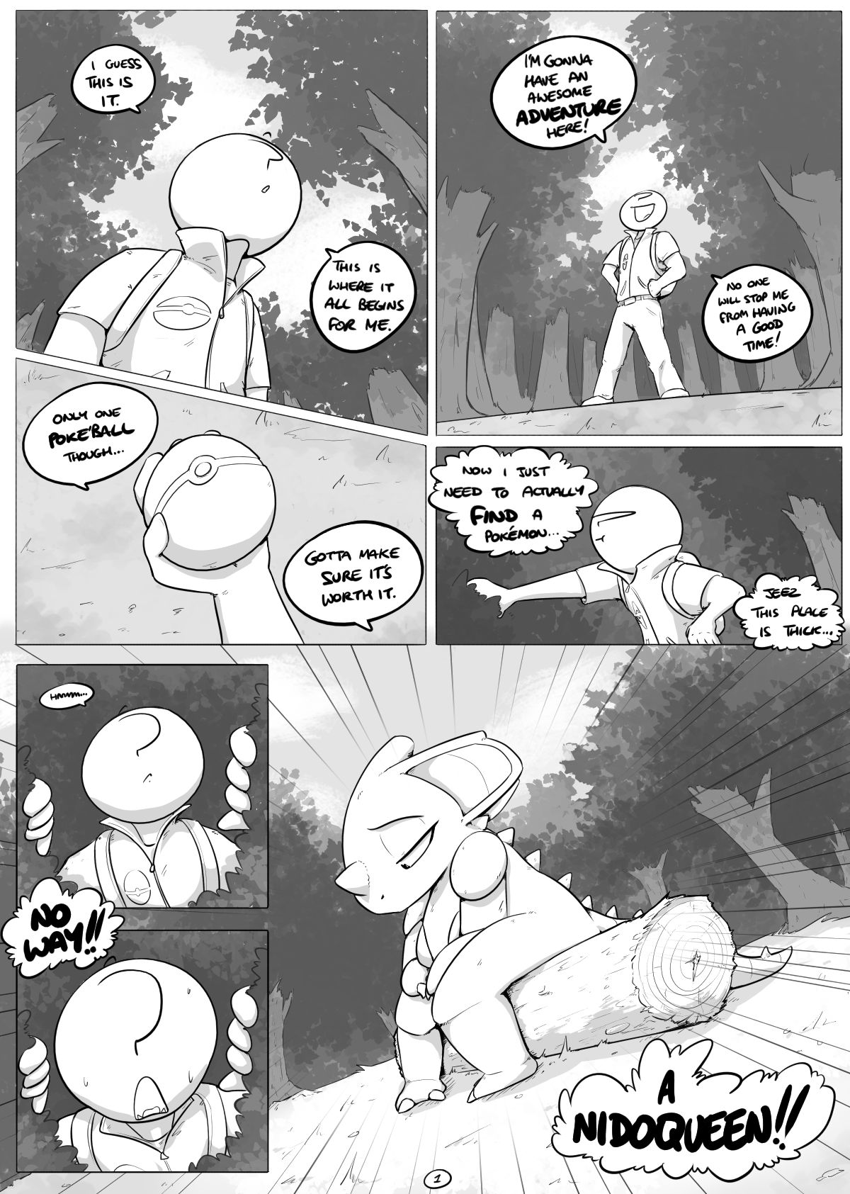 Queenie & Anon's Adventure page 1 full