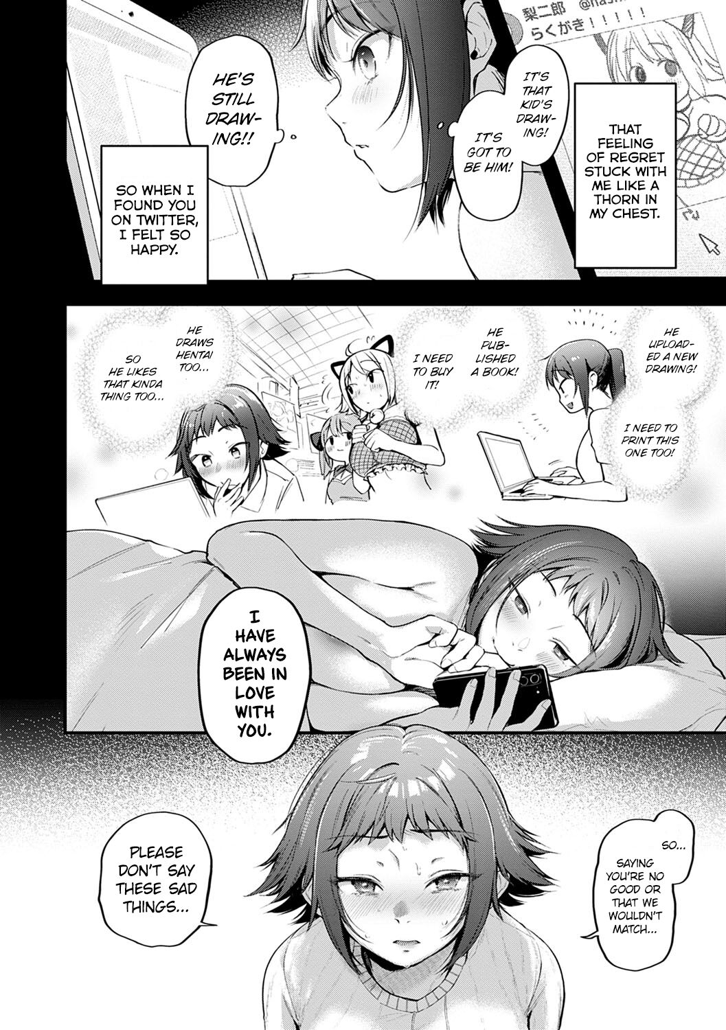 Reiyaa Kanojo wa Oshi Sakka no Yume wo Miru ka? | Do Cosplayer Girlfriends Dream of Their Favorite Artists? page 10 full