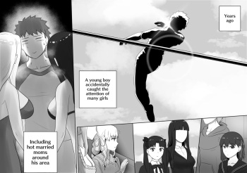 Shirou X Irisviel + Tohsaka Mama (Pixiv Fanbox) cover