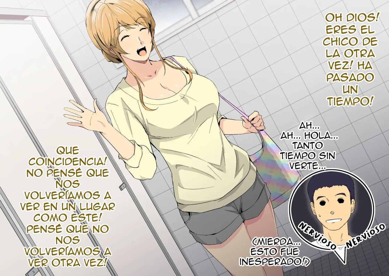 Toaru Kouen no Danshi Toile de, Erokute Kirei na Onee-san to Saikai Shita. page 6 full