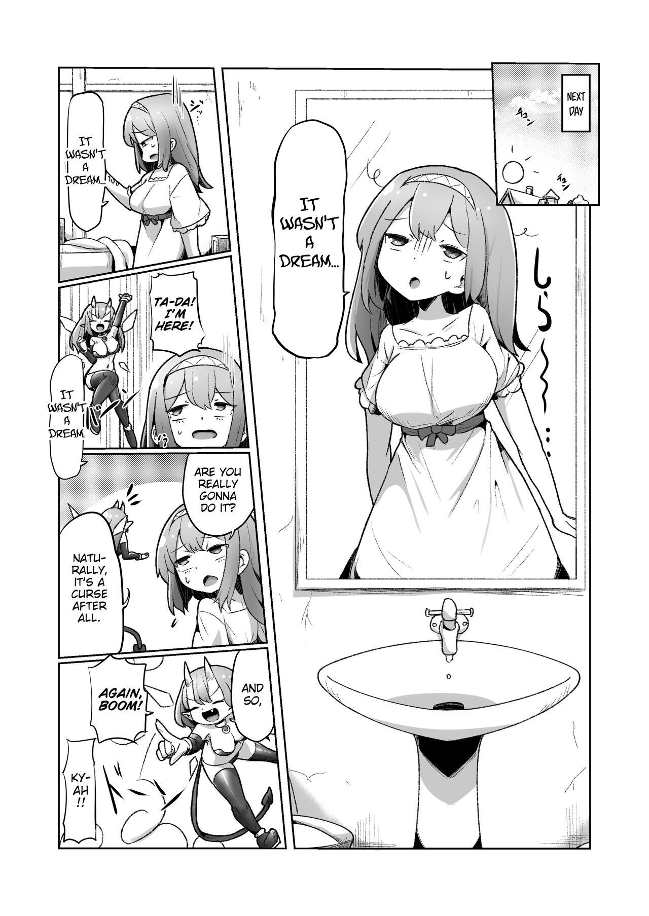 1-sshuukan no Aida 100-kai Zecchou shitara Kore kara Tsuku BaSta ga Isshou Kaijo dekinaku naru Noroi no Ohanashi page 9 full