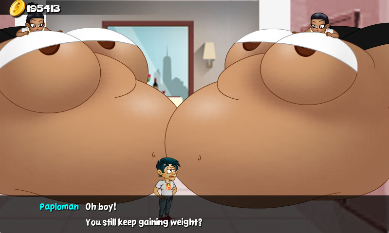 Hungry Girls Game: Twin's Tempting Fattening #6 page 9 full