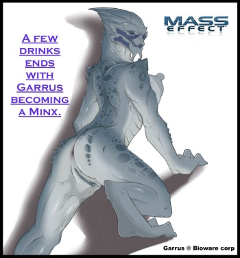 A Few Drinks Ends With Garrus Becoming A Minx cover