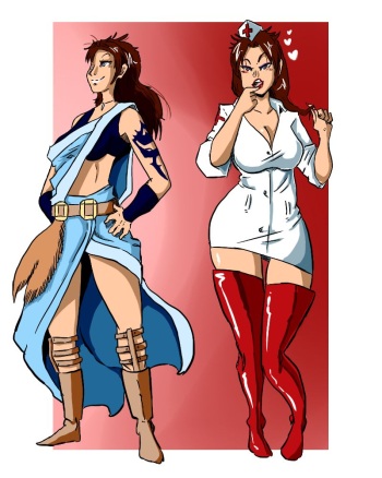 [Shishikasama] Nurse Fang (Final Fantasy XIII) (Sketches) cover