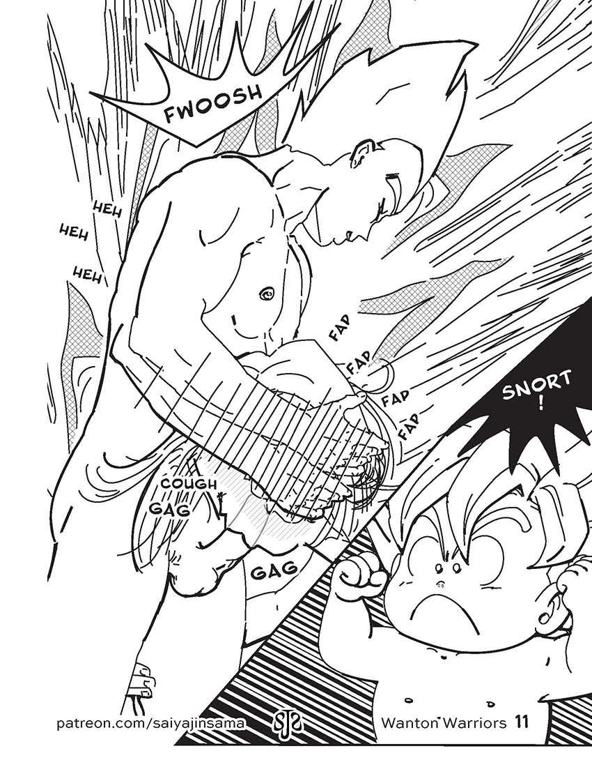 Wanton Warriors #1 - Goku, #18 & Vegeta page 12 full