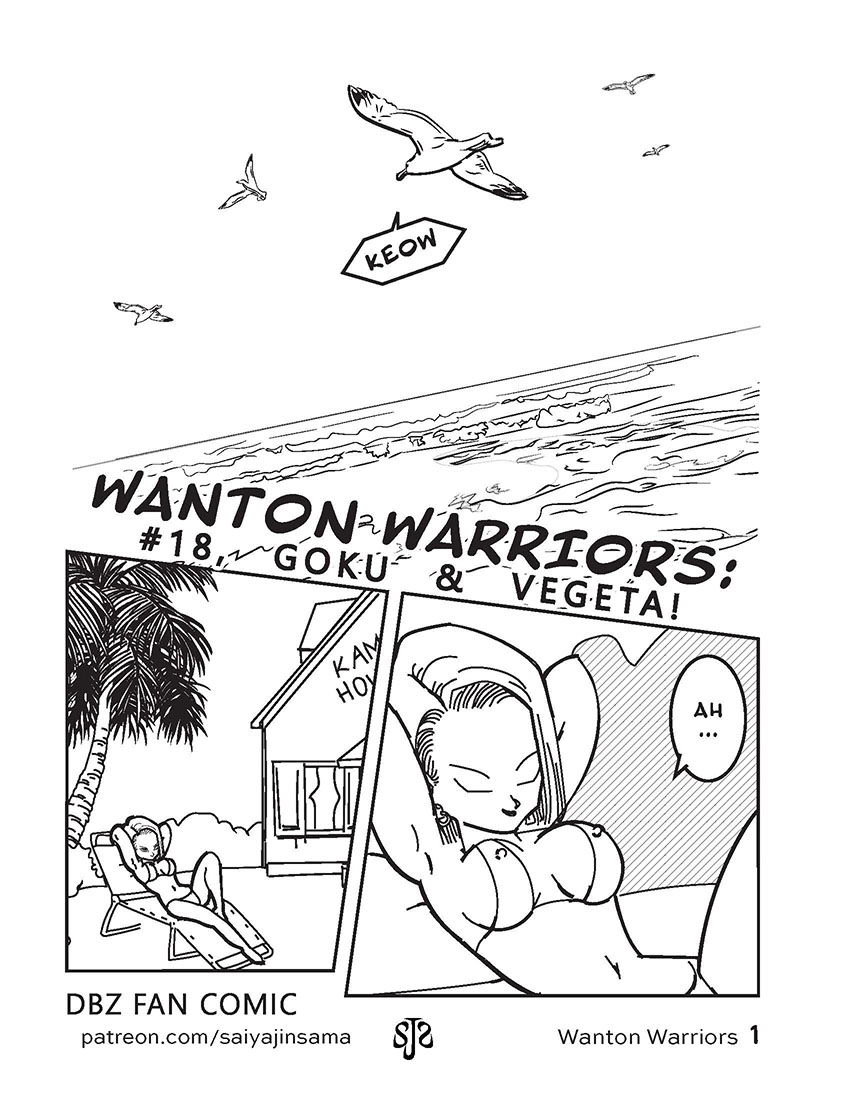 Wanton Warriors #1 - Goku, #18 & Vegeta page 2 full