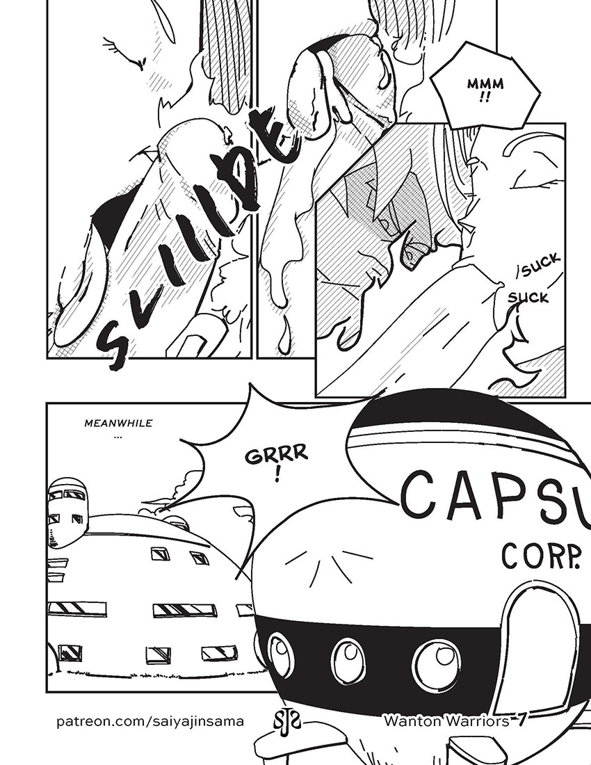 Wanton Warriors #1 - Goku, #18 & Vegeta page 8 full