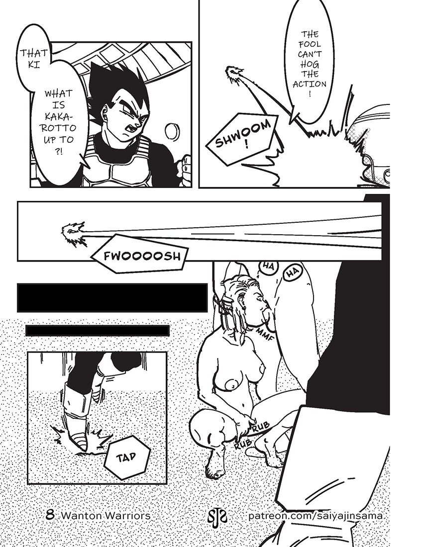 Wanton Warriors #1 - Goku, #18 & Vegeta page 9 full